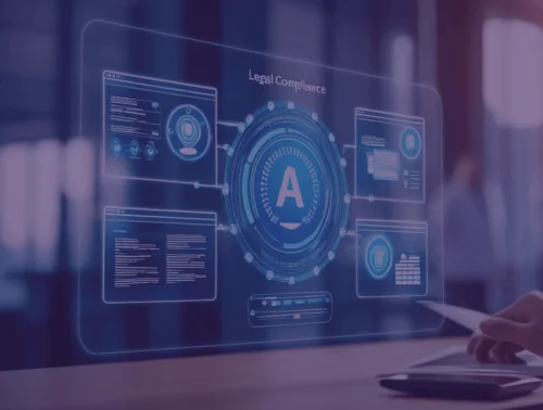 AML compliance specialist reviewing a compliance dashboard